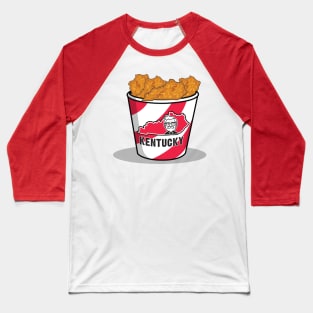 Kentucky- Famous for Fried Chicken Baseball T-Shirt